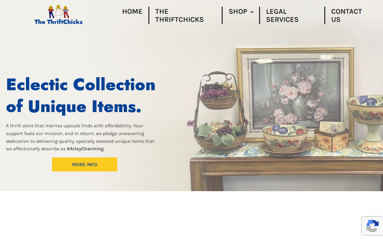 The Thrift Chicks website preview