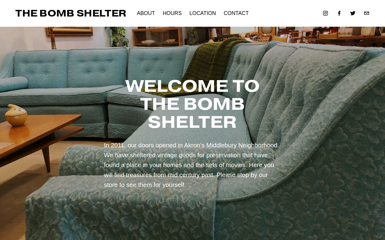 The Bomb Shelter website preview
