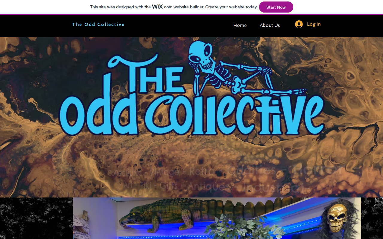 The Odd Collective website preview