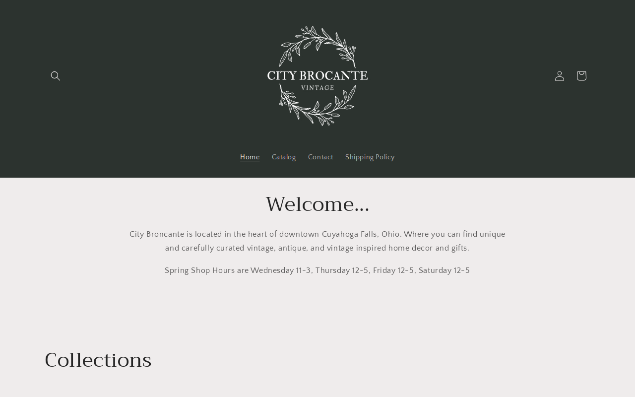 City Brocante Vintage website preview
