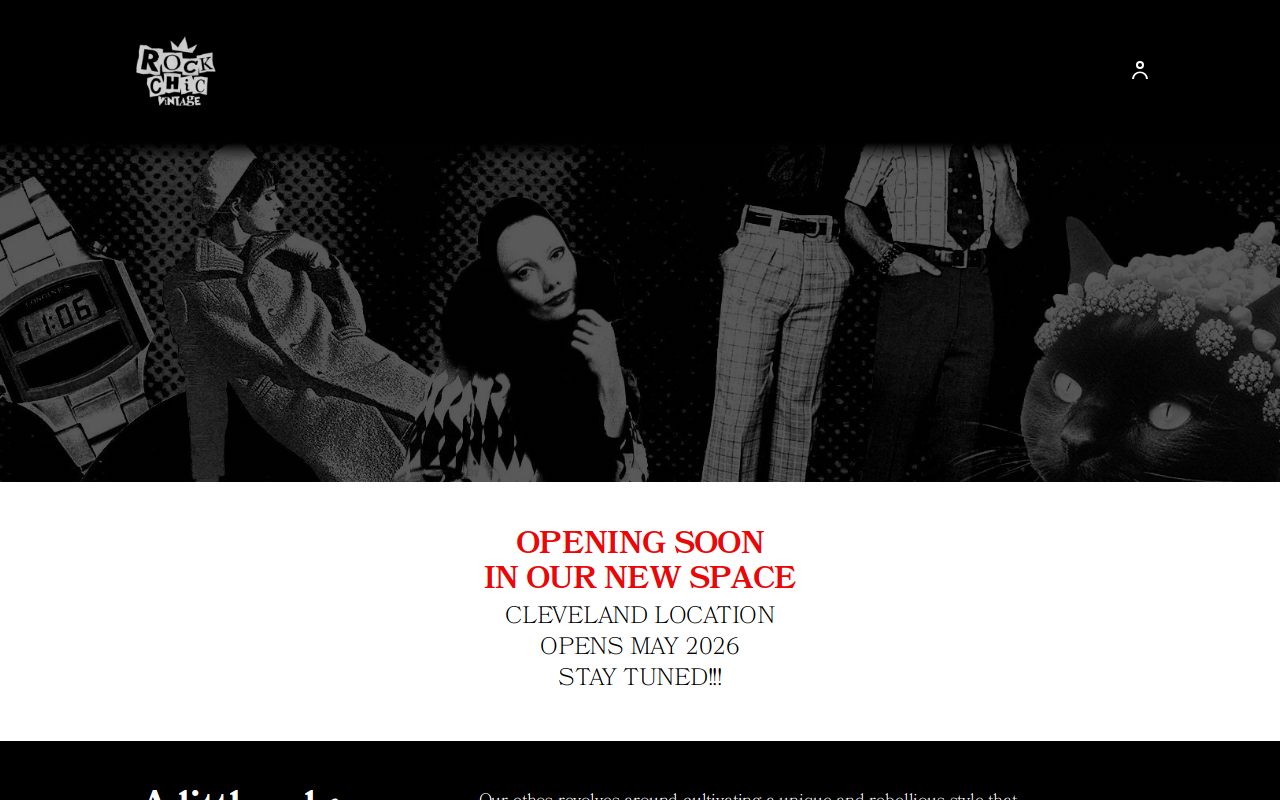 Rock Chic Vintage website preview