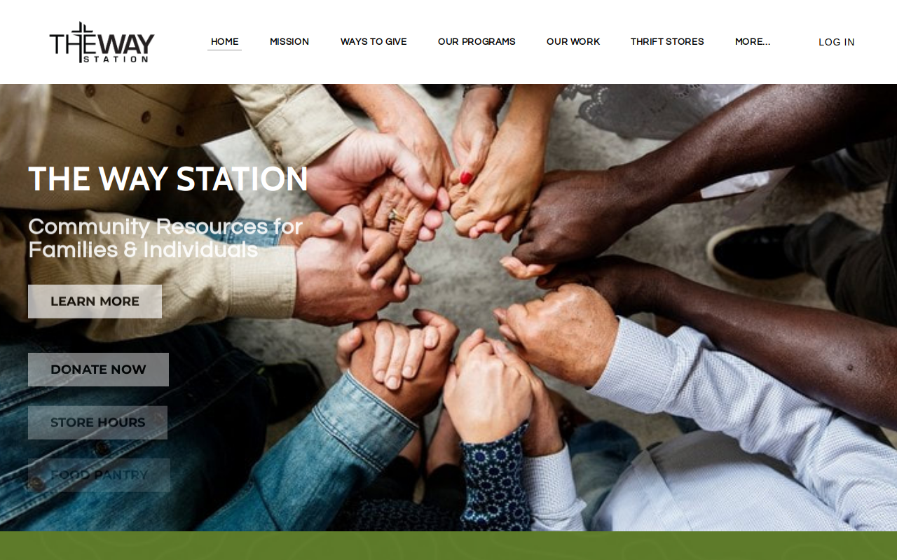 The Way Station, Inc. website preview