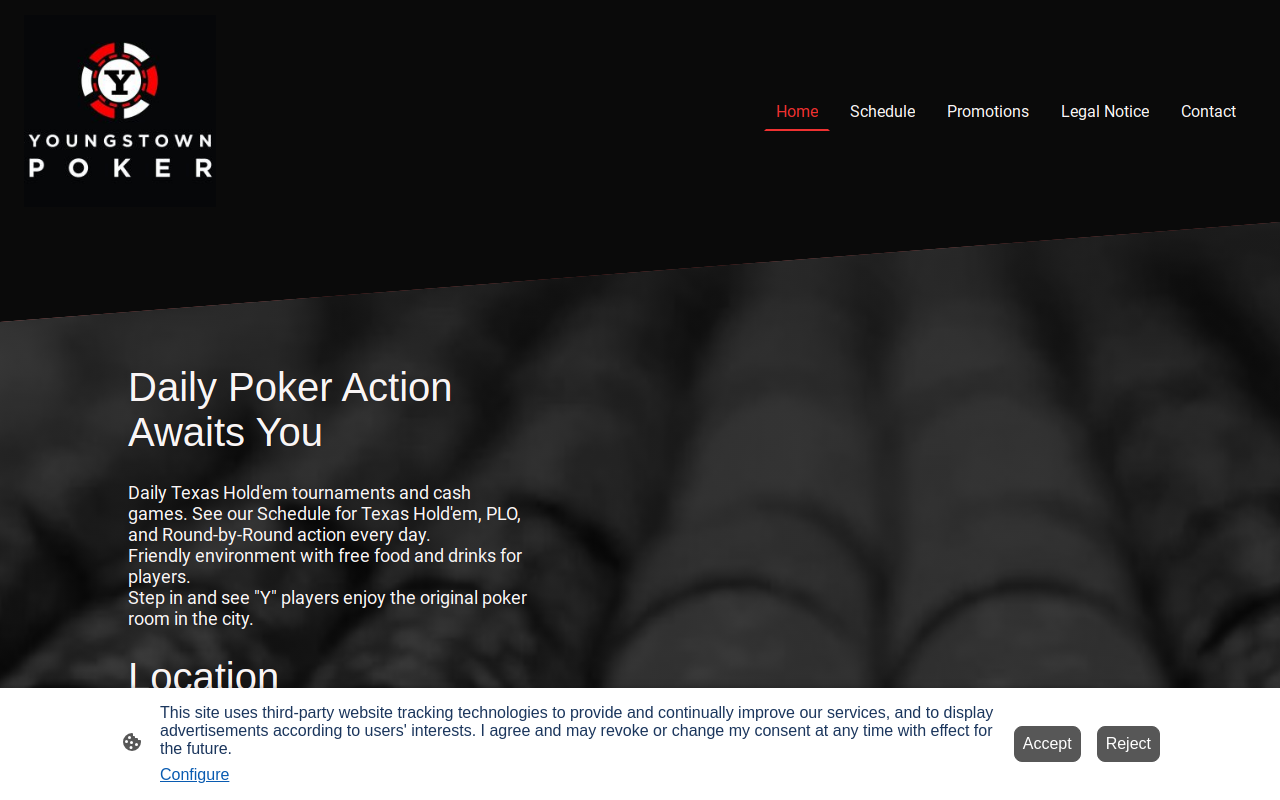 YOUNGSTOWN POKER website preview