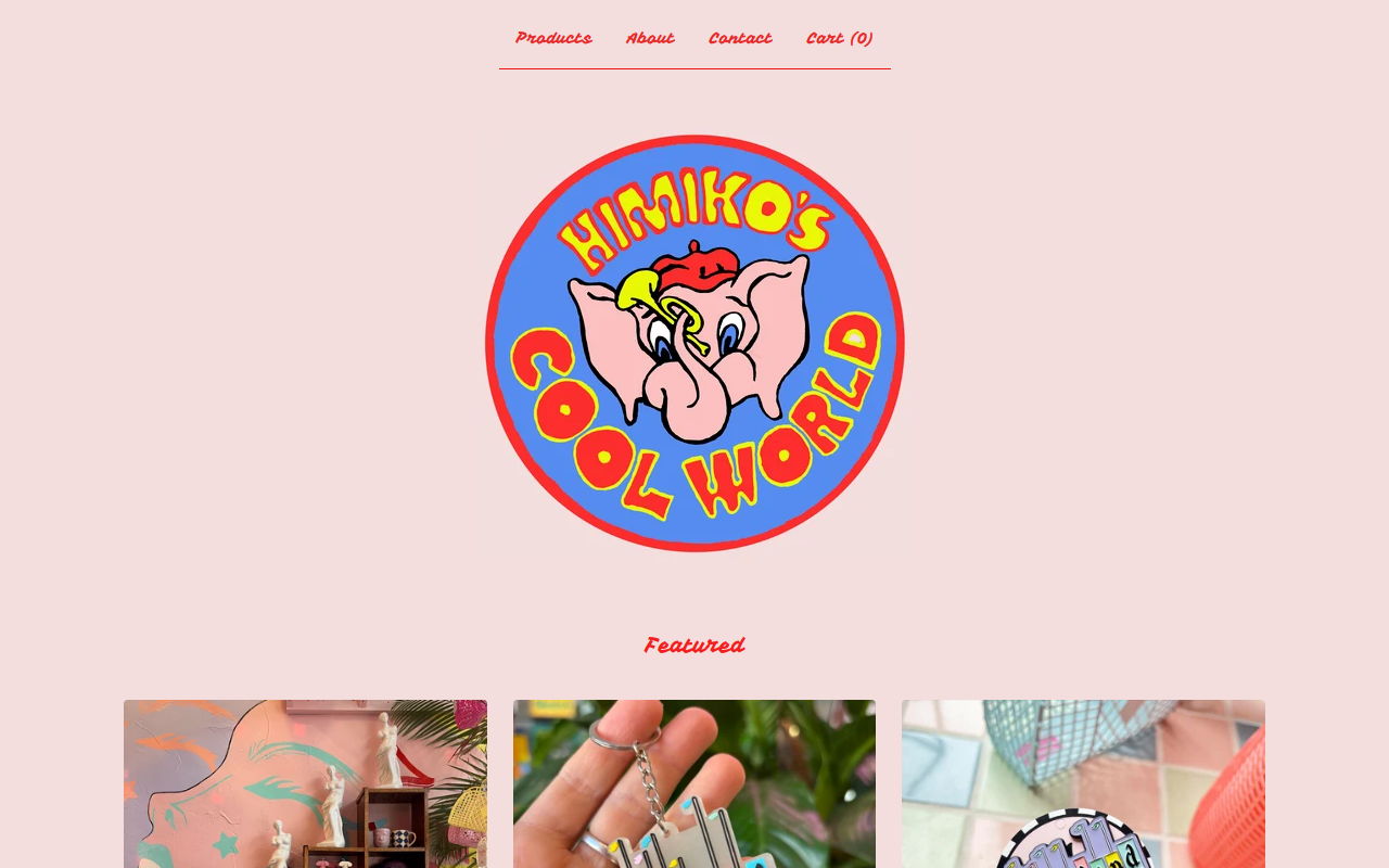 Himiko’s Cool World website preview