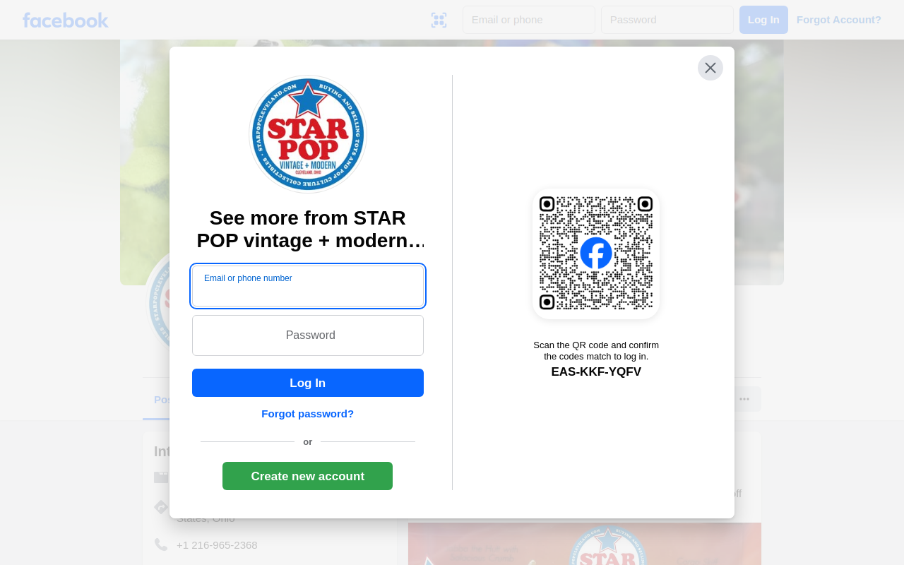 STAR POP vintage + modern website preview