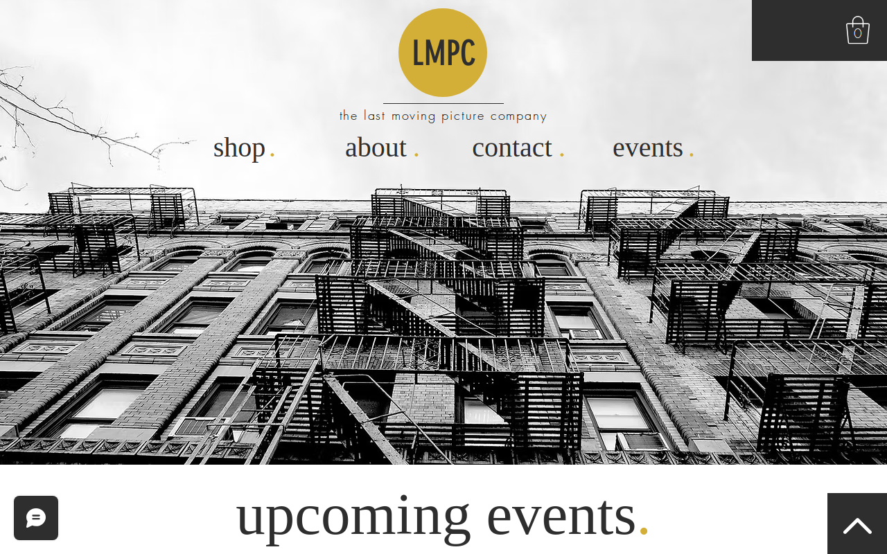 The Last Moving Picture Company website preview
