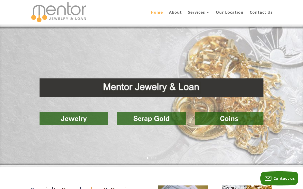 Mentor Jewelry & Loan website preview