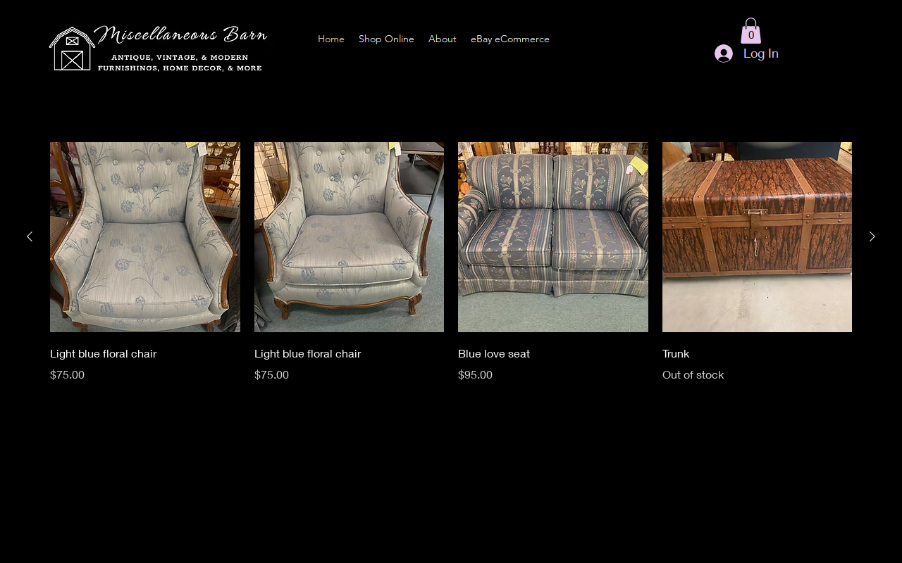 Miscellaneous Barn website preview