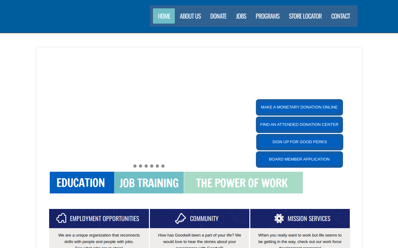 Goodwill Madison OH website preview
