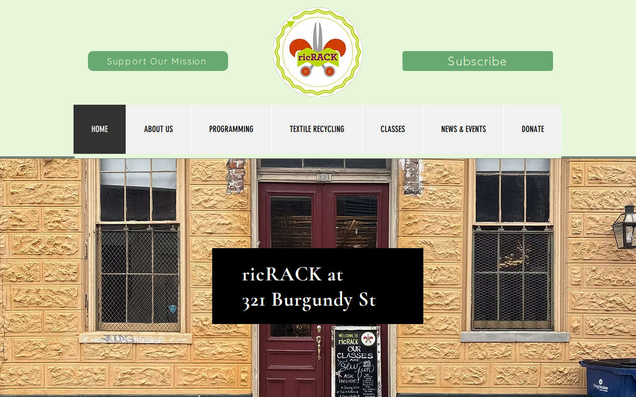 Ricrack website preview