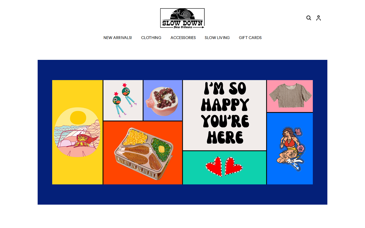 Slow Down website preview