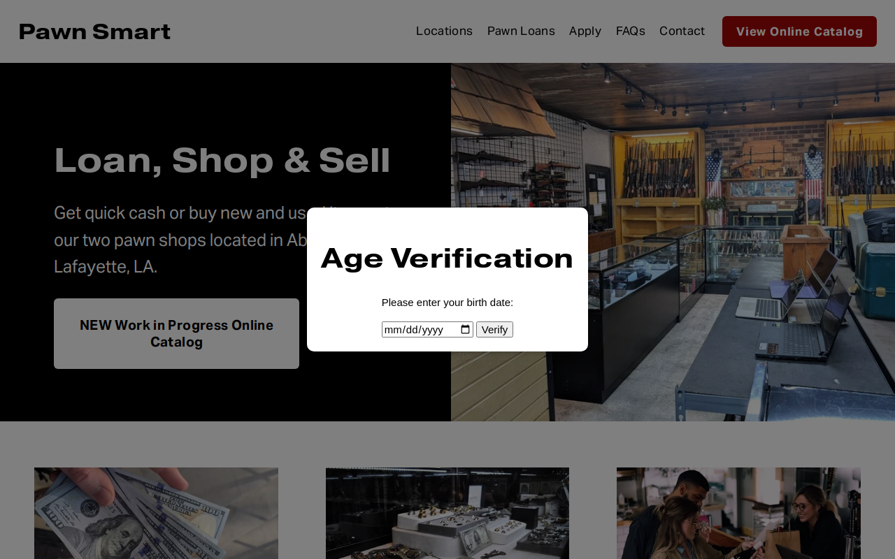 Pawn Smart Inc website preview