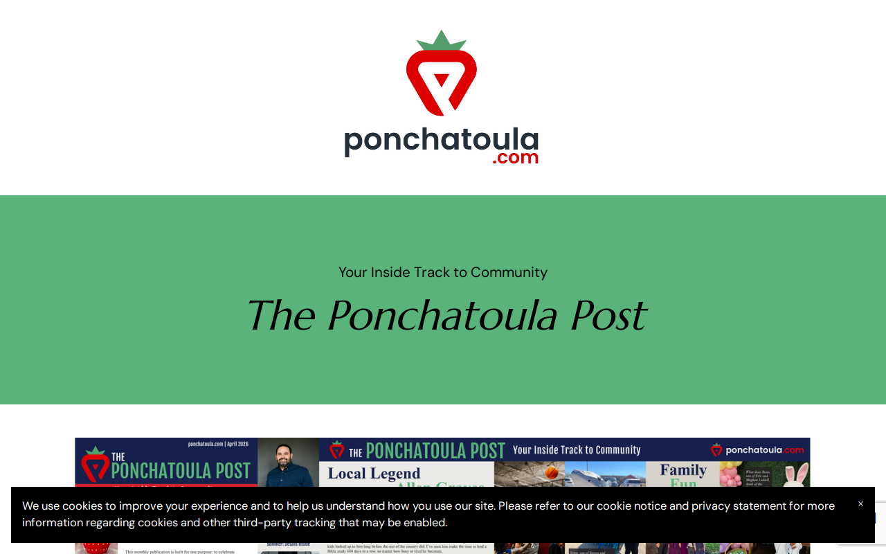 Ponchatoula Thrift Center website preview