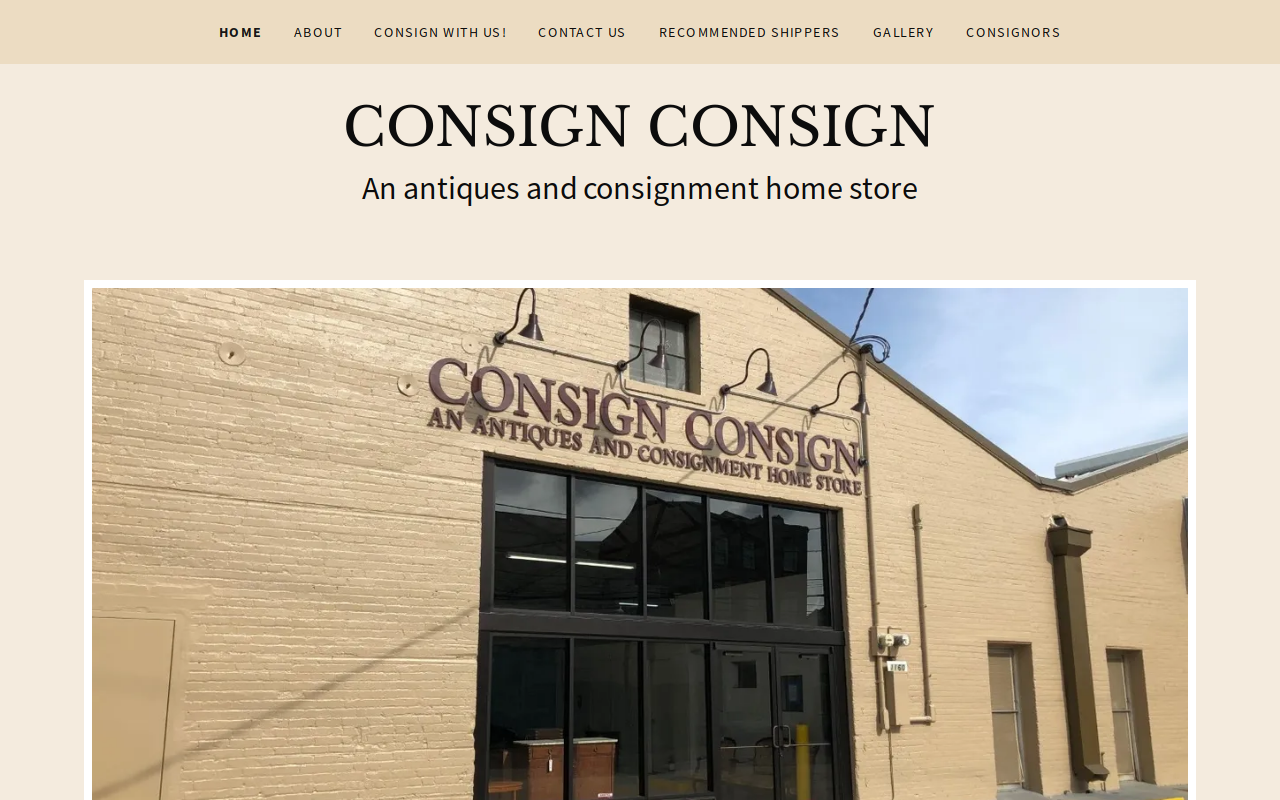 Consign Consign website preview