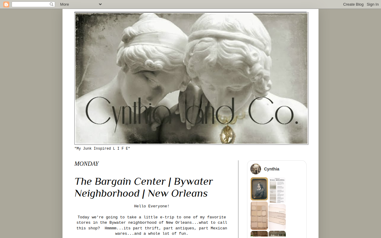 The Bargain Center website preview