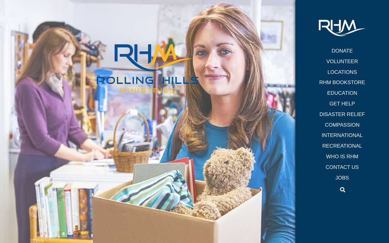 Rolling Hills Ministries website preview