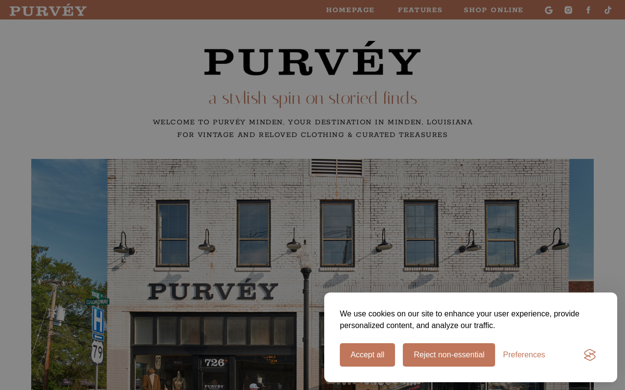 Purvéy Minden website preview