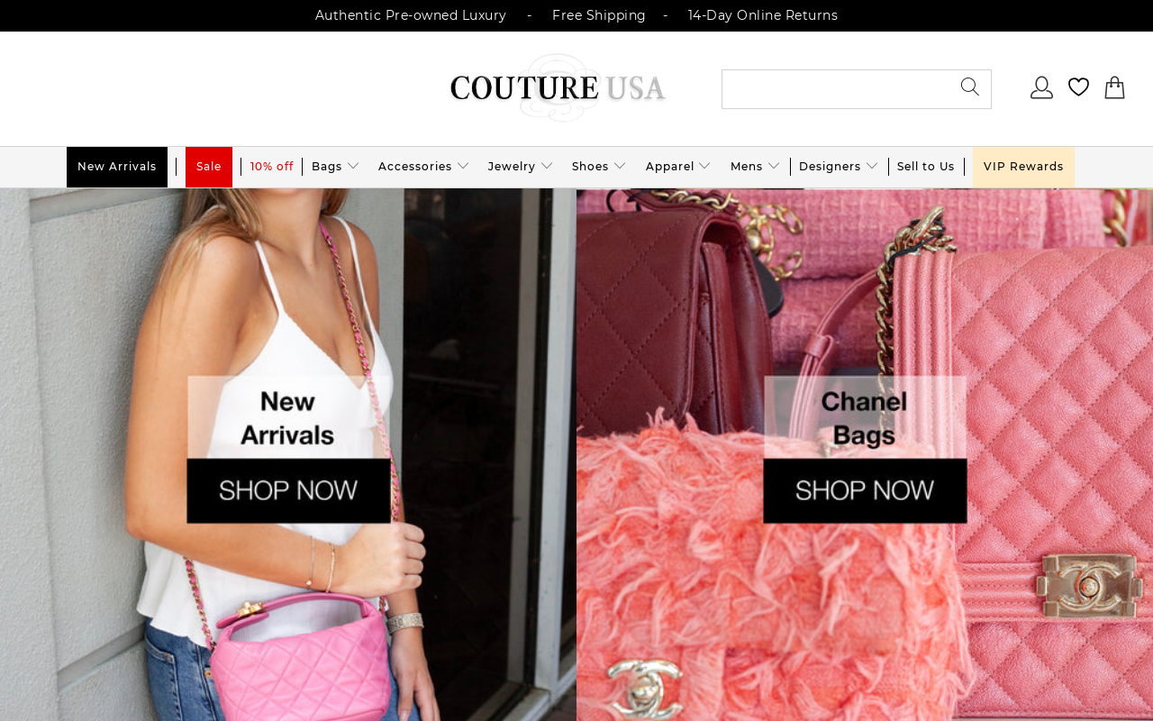 Couture Consignment website preview