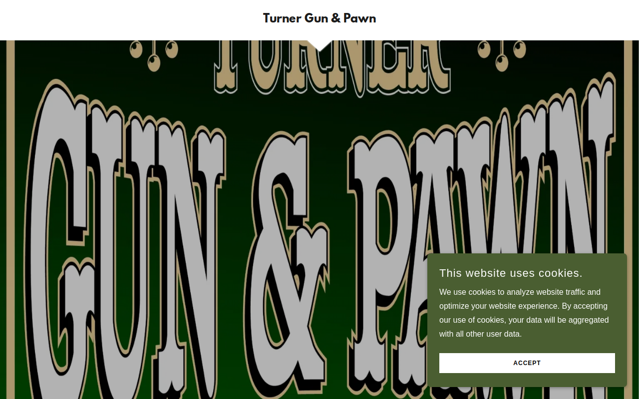Turner Gun & Pawn website preview