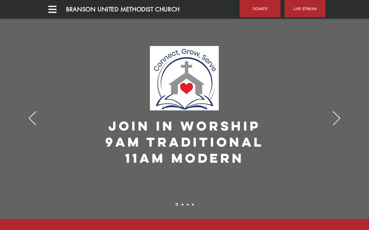 Branson United Methodist Thrift Shop website preview