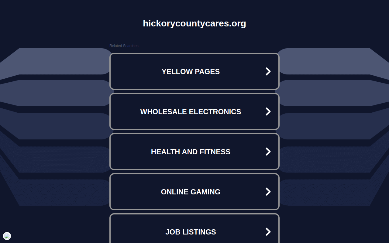 Hickory County Cares Thrift Store website preview