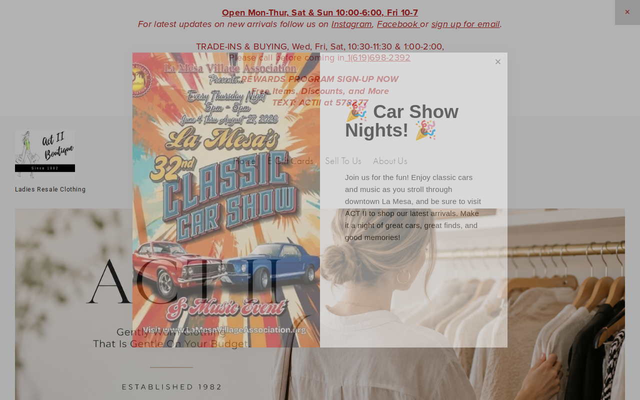 Act Two website preview