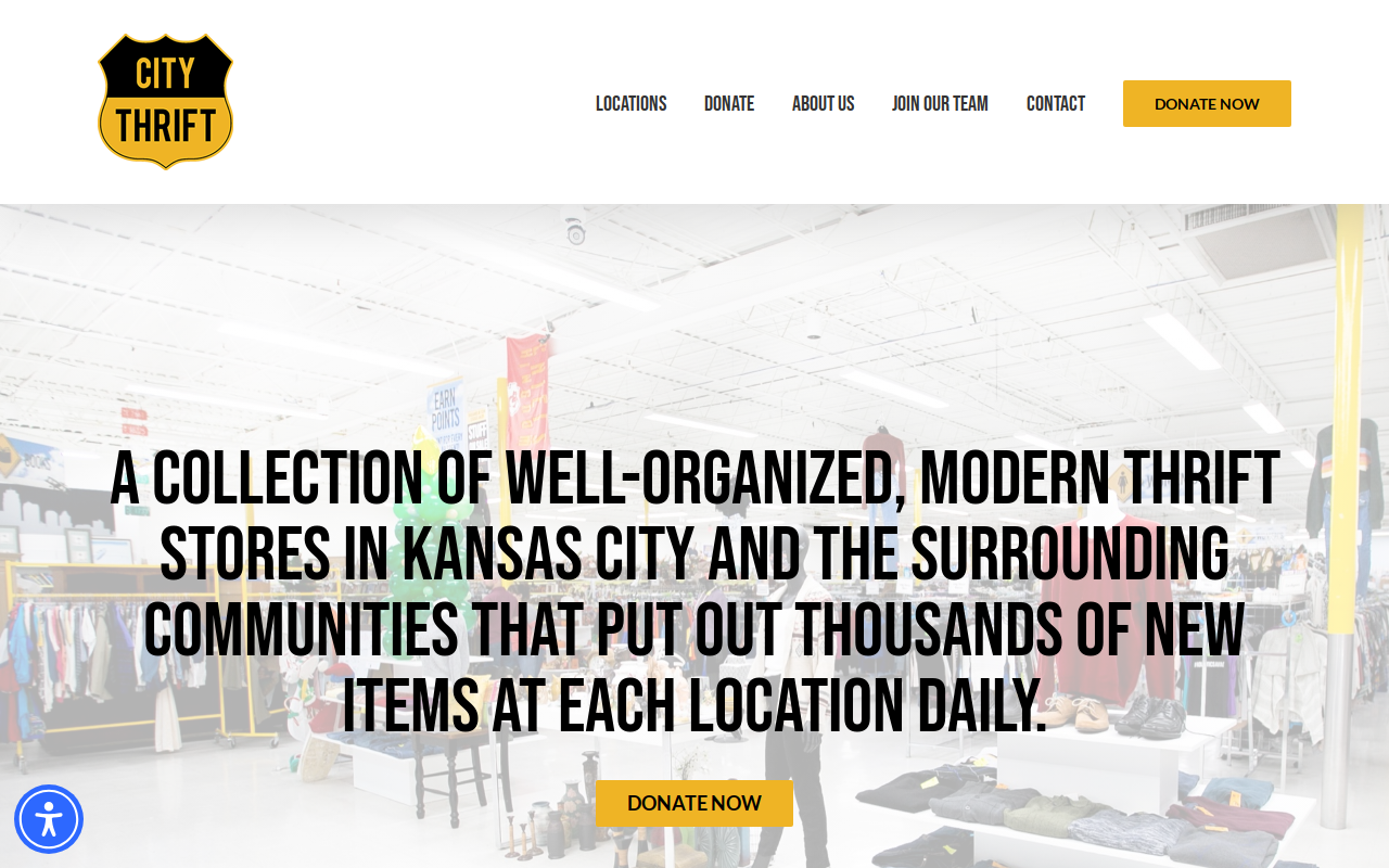 City Thrift website preview