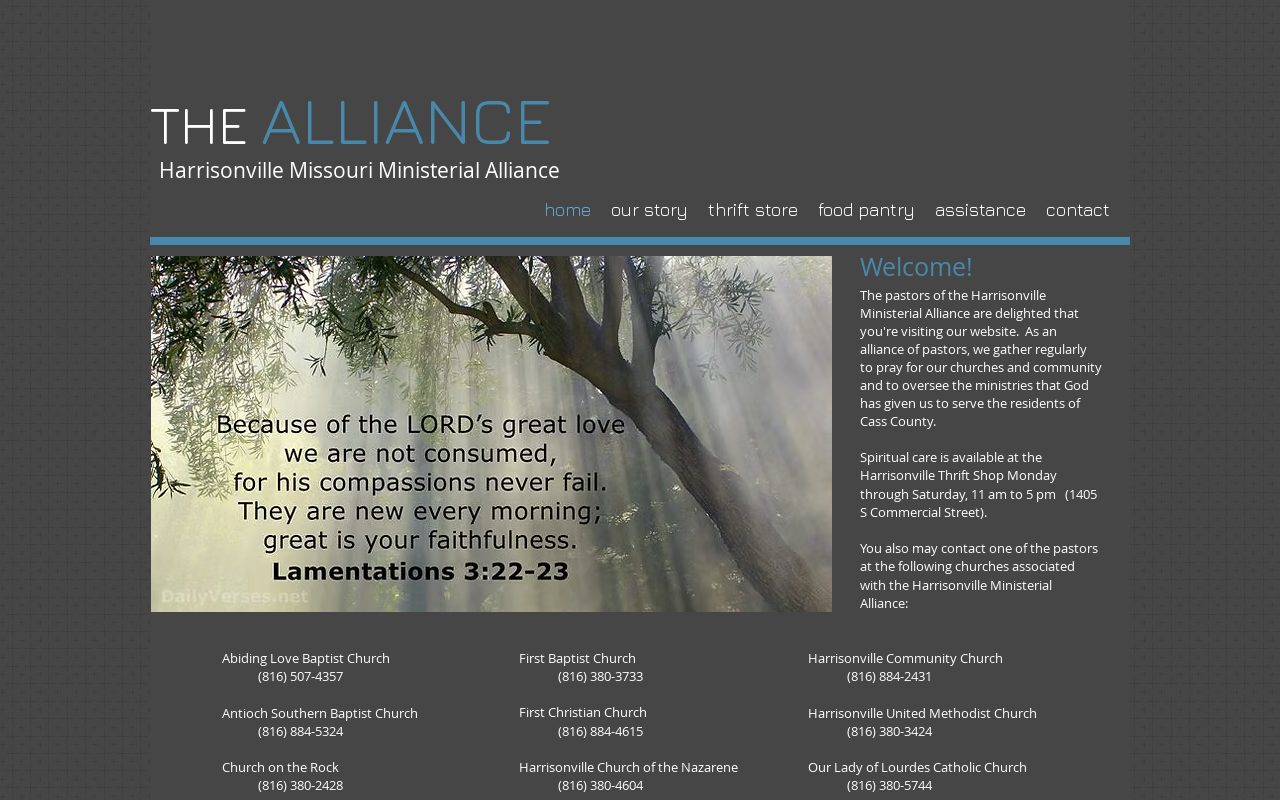 Harrisonville Ministerial Alliance website preview