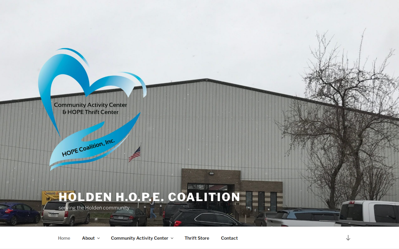 Hope Coalition website preview