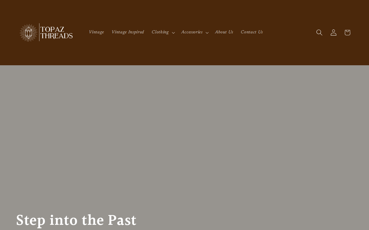 Topaz Threads Vintage Shop website preview