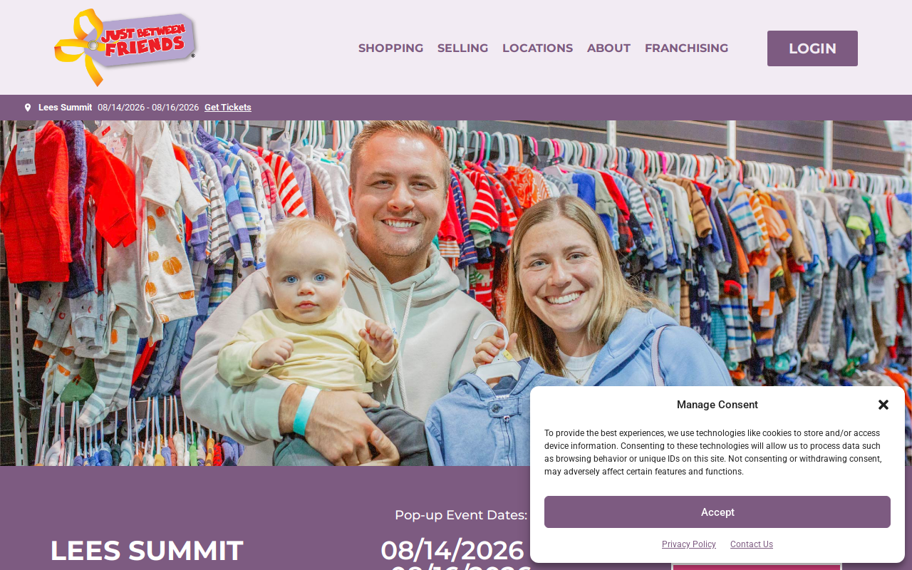 JBF Lee's Summit website preview