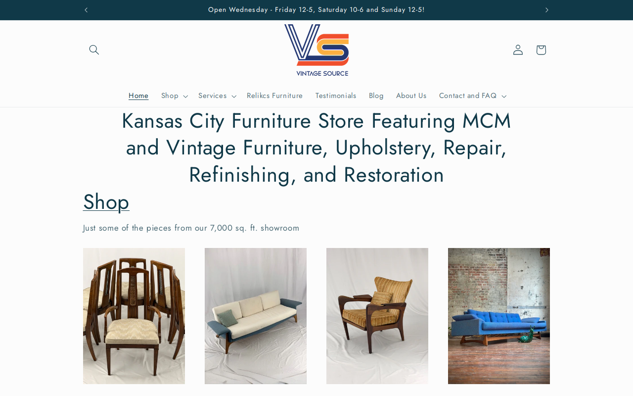 vintagesourcekc website preview