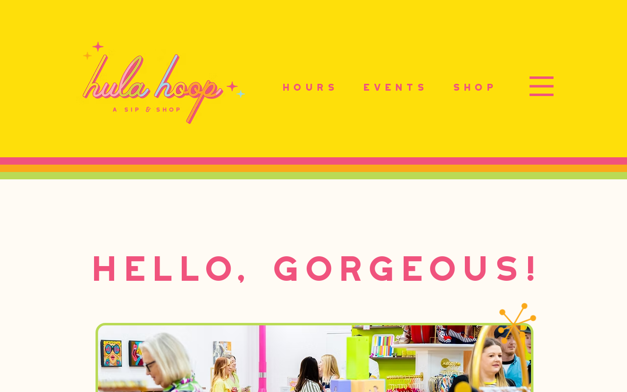 Hula Hoop website preview