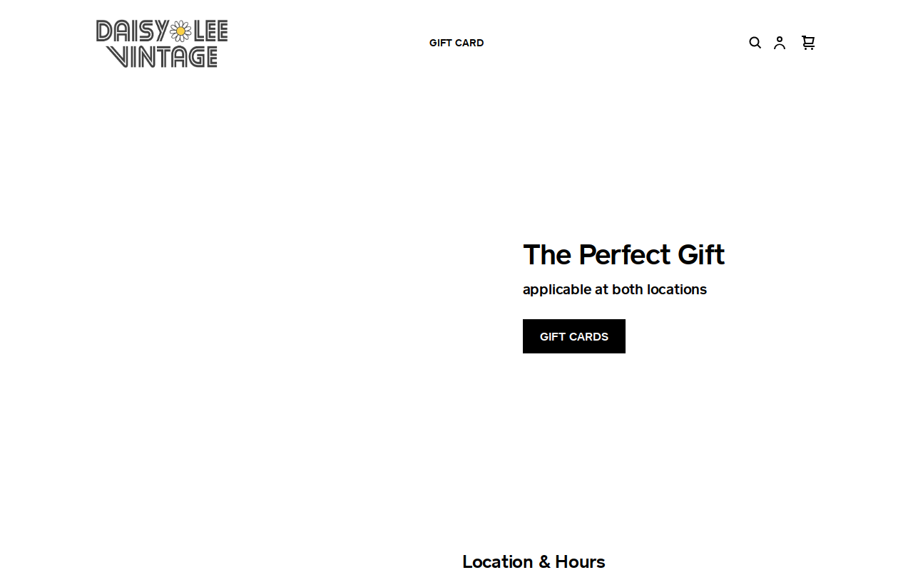 Daisy Lee Vintage website preview