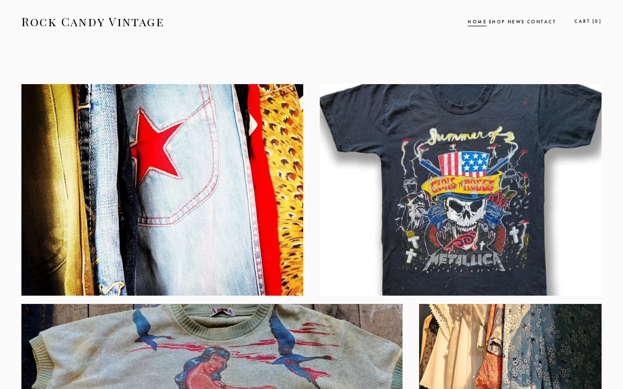Rock Candy Boutique website preview