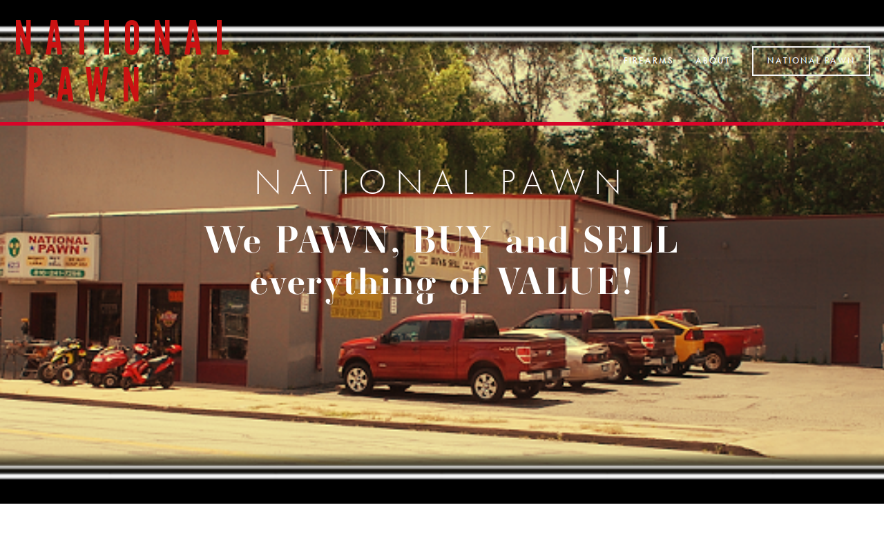 National Pawn website preview