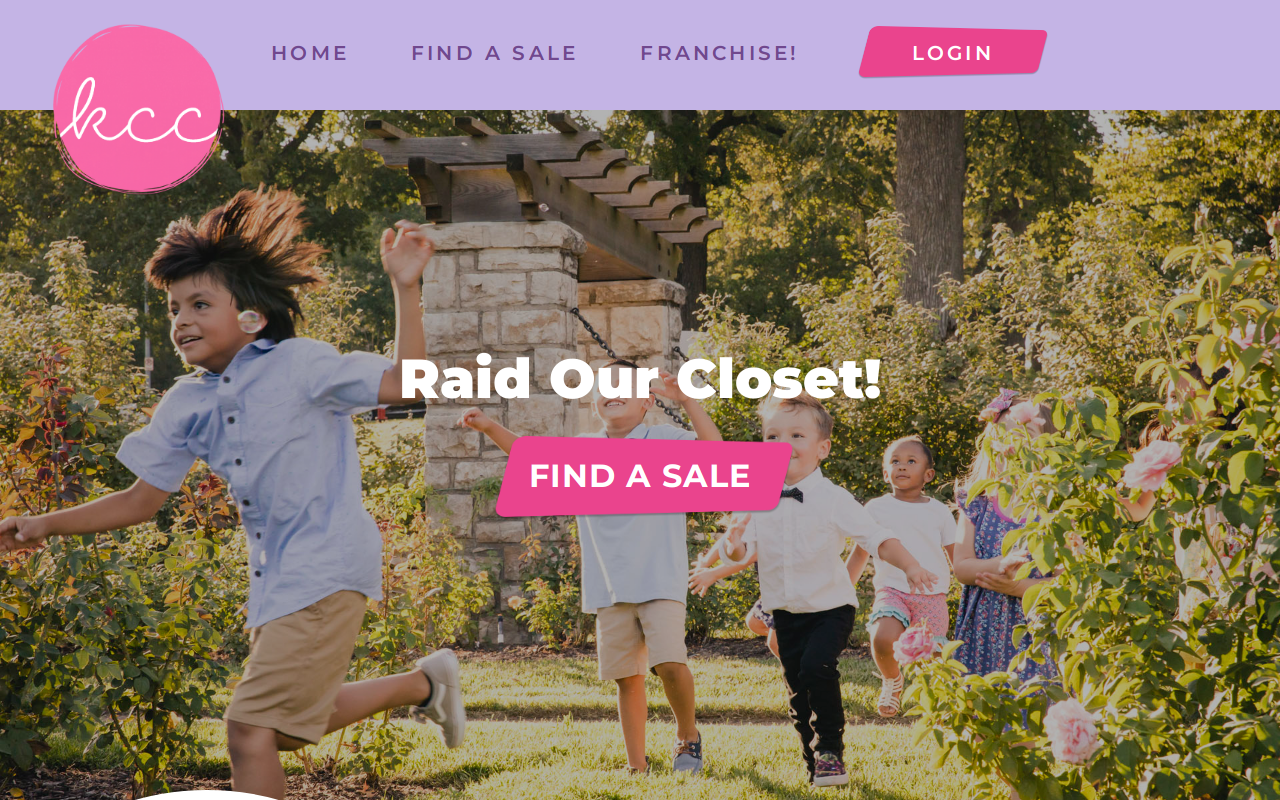 Kid's Closet Connection: Lee's Summit & Blue Springs Locations website preview