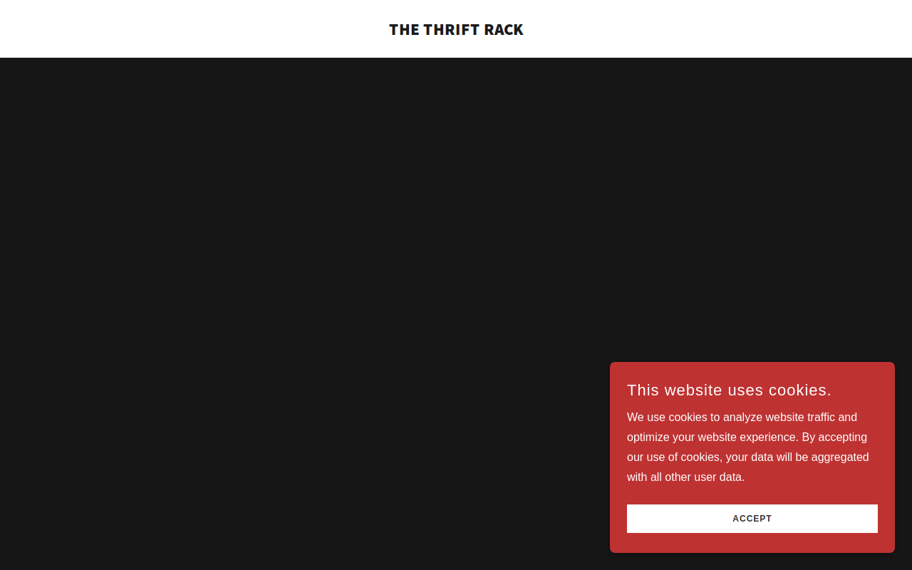 The Thrift Rack website preview