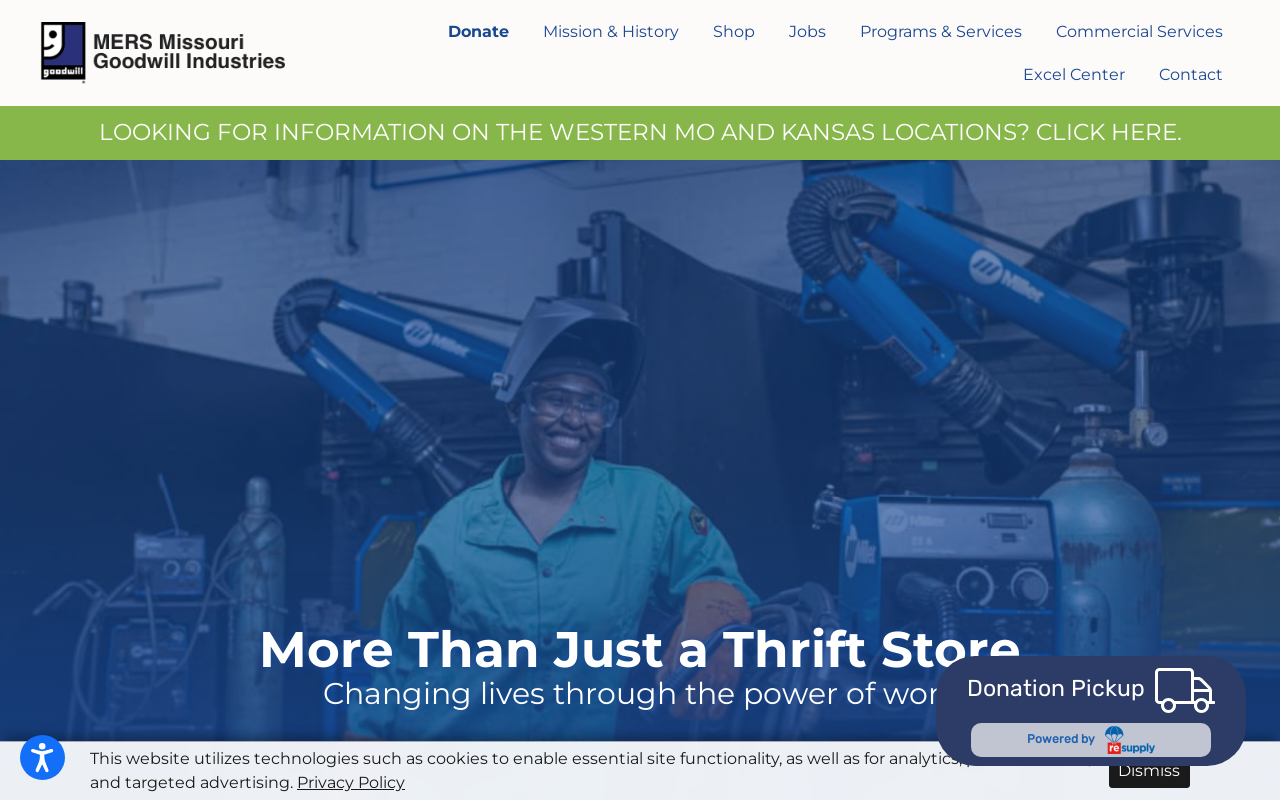 Goodwill Retail Store website preview