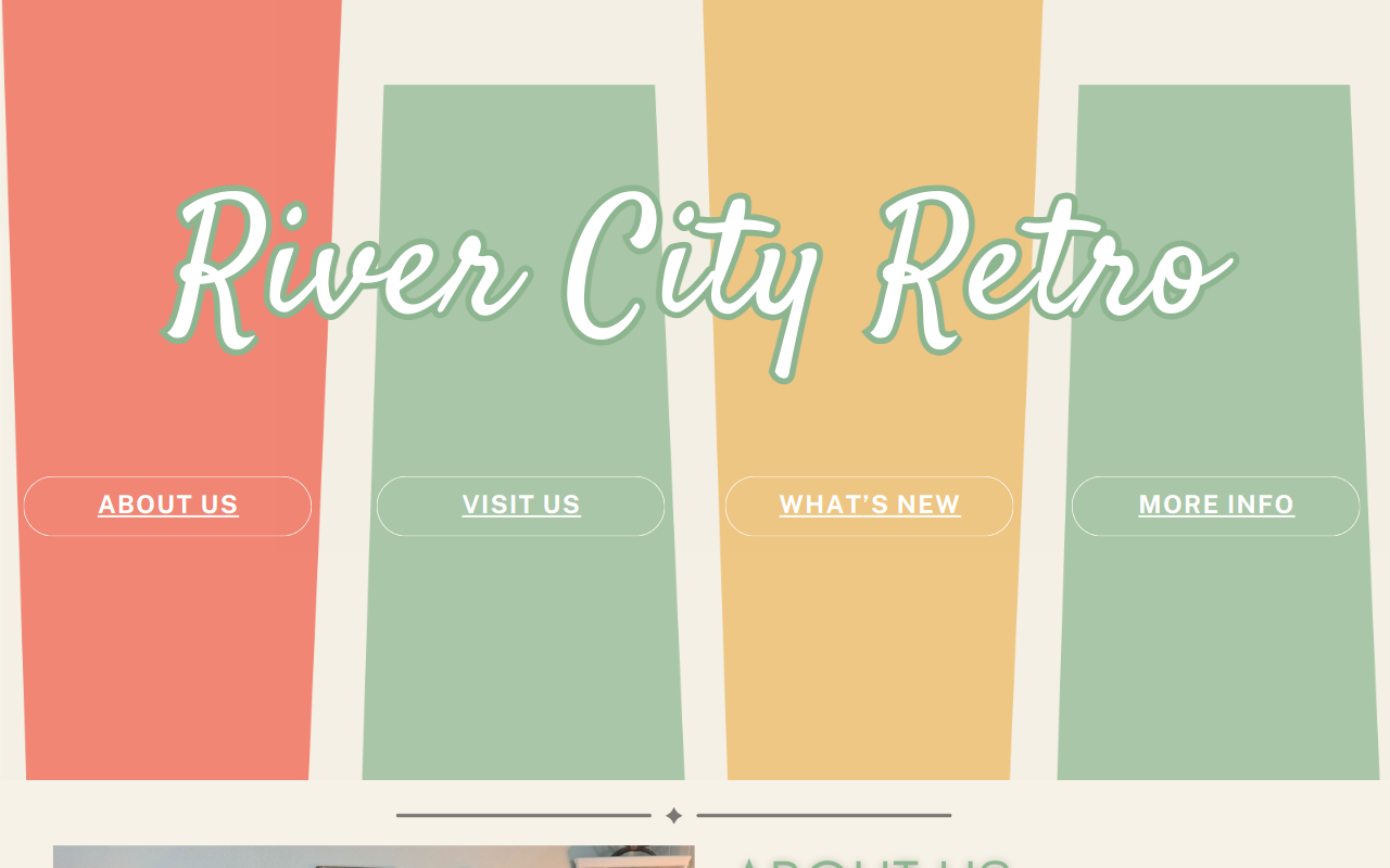 River City Retro website preview