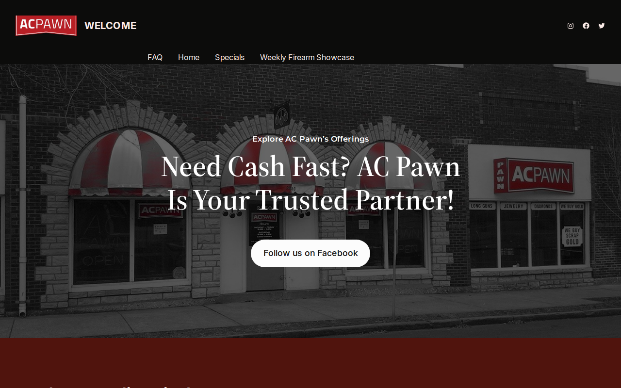 AC Pawnshop website preview