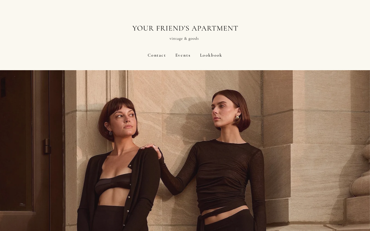 Your Friend's Apartment website preview