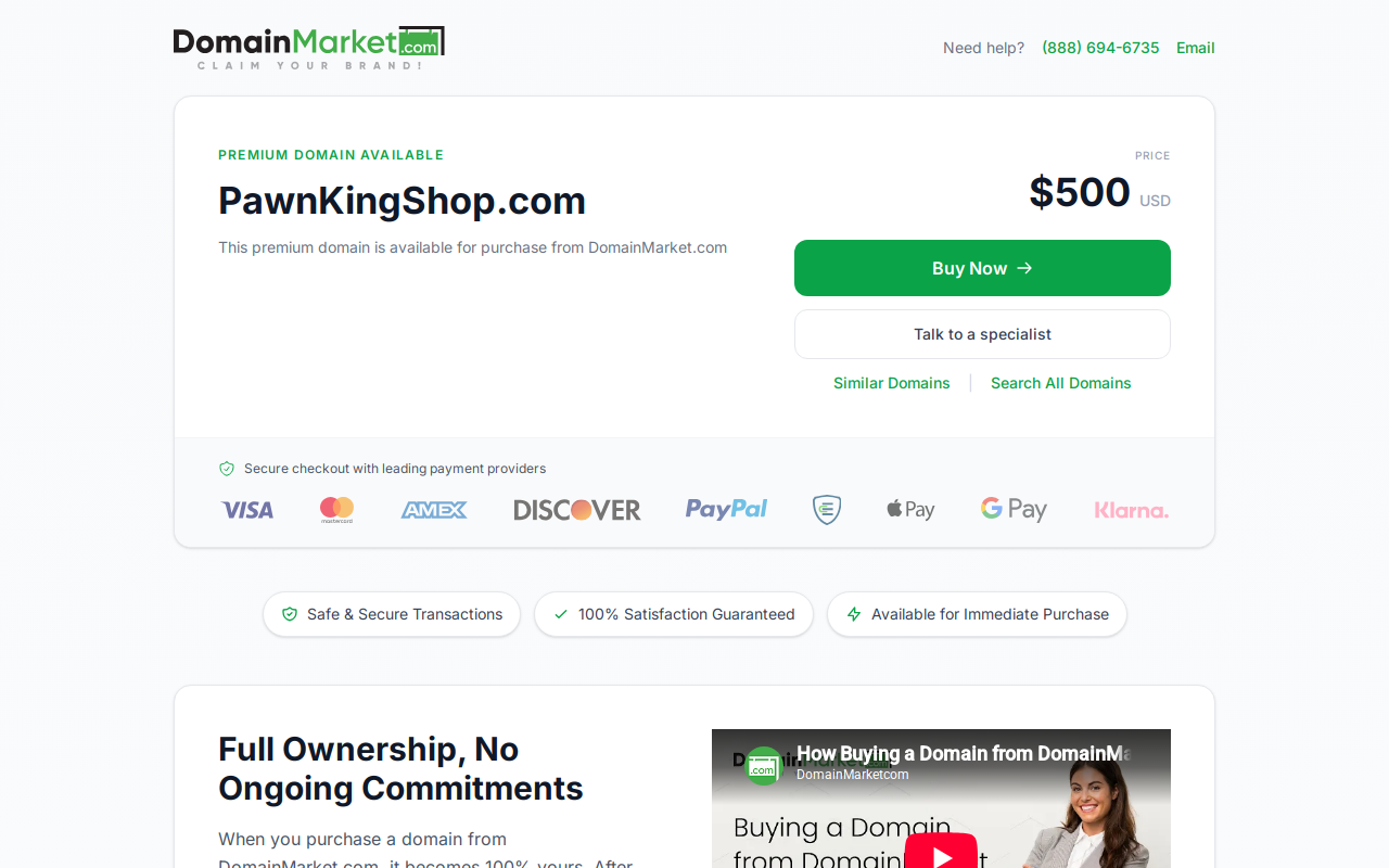 Pawn King St. Louis website preview