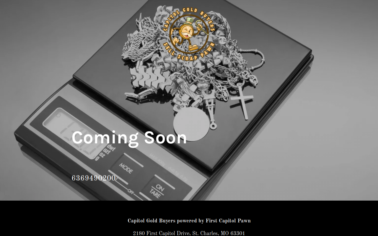 First Capitol Pawn website preview