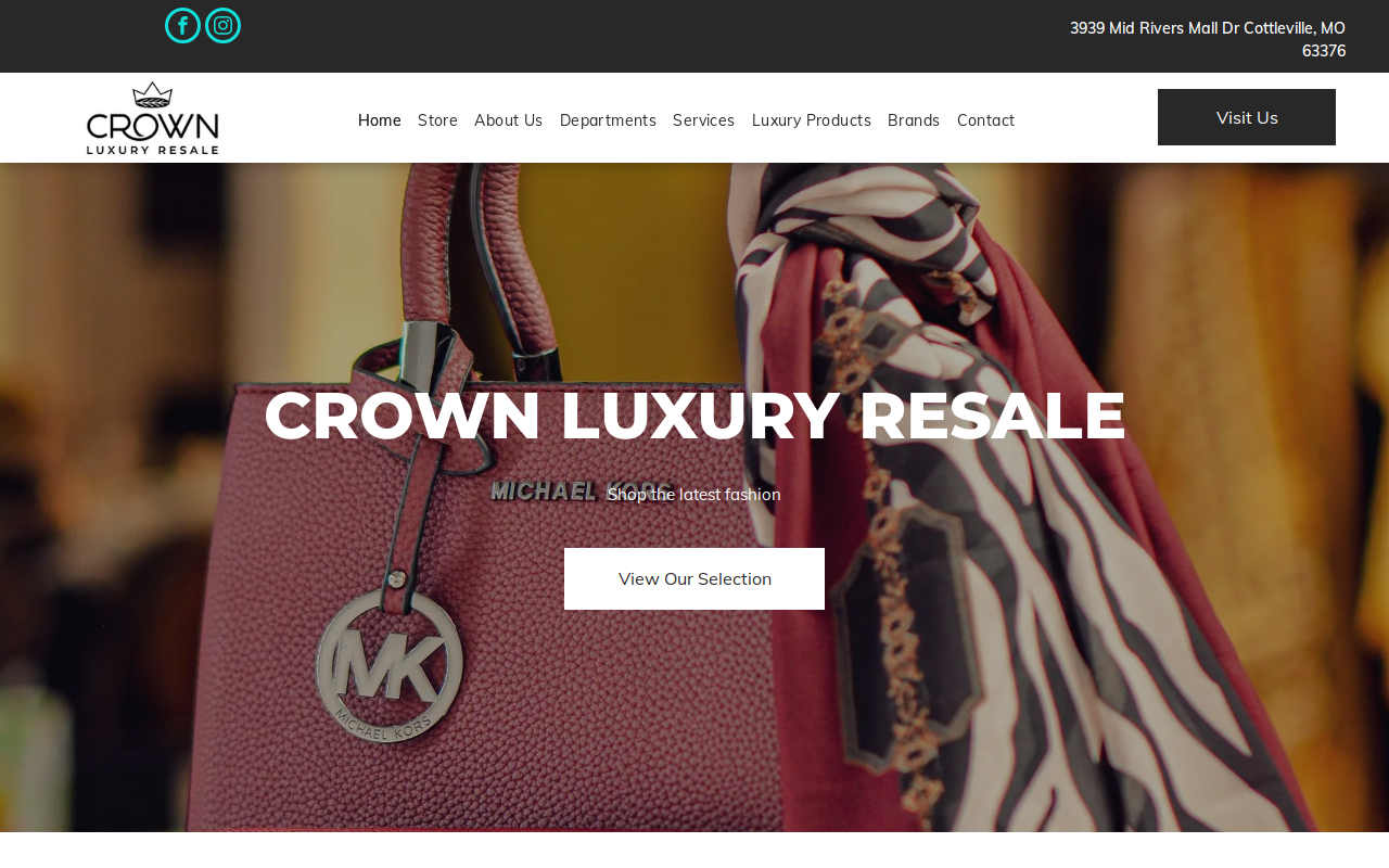 Crown Luxury Resale website preview