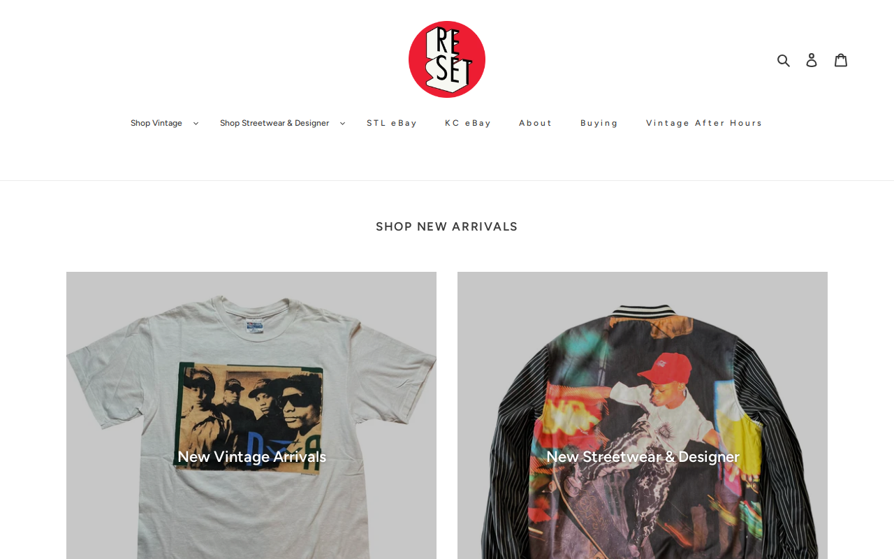 Reset St. Charles website preview