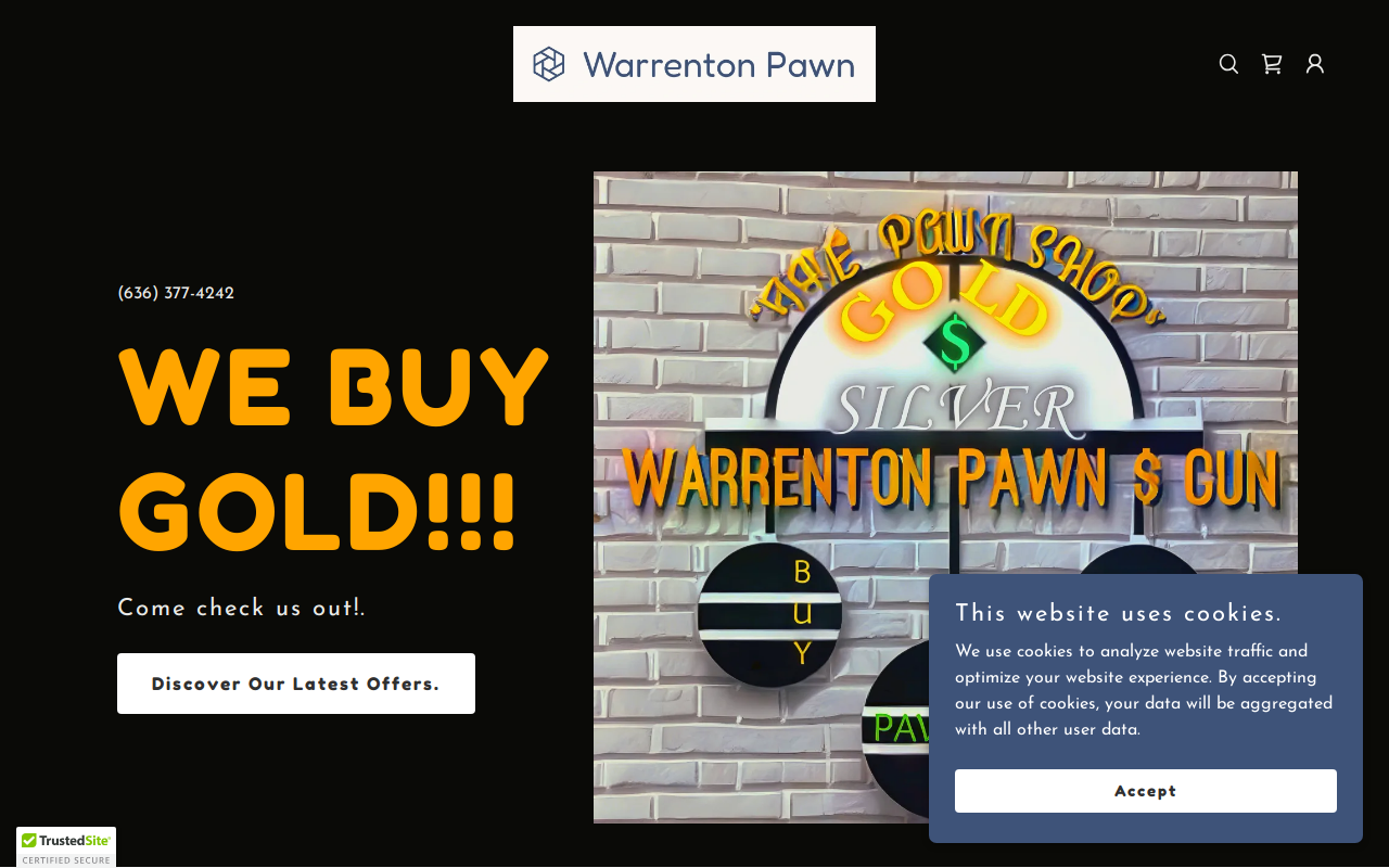 Warrenton Pawn and Gun website preview