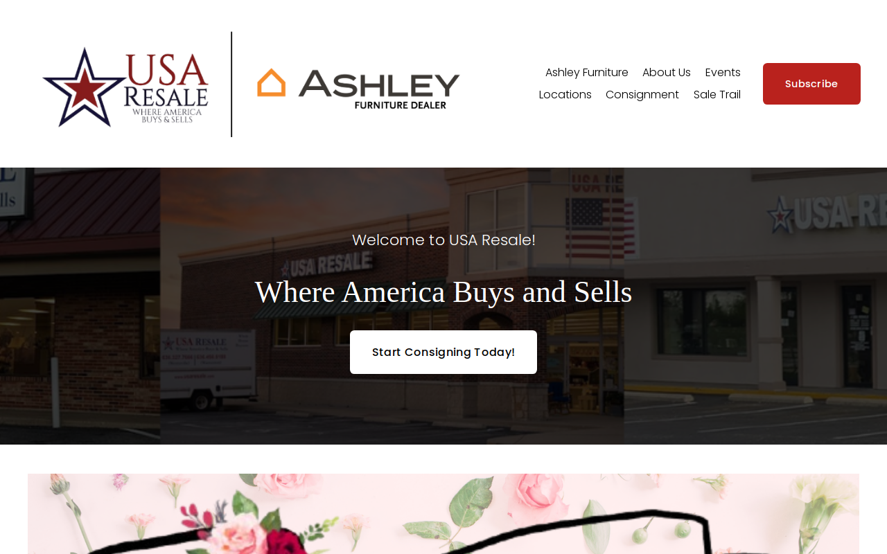 USA Resale Warrenton website preview