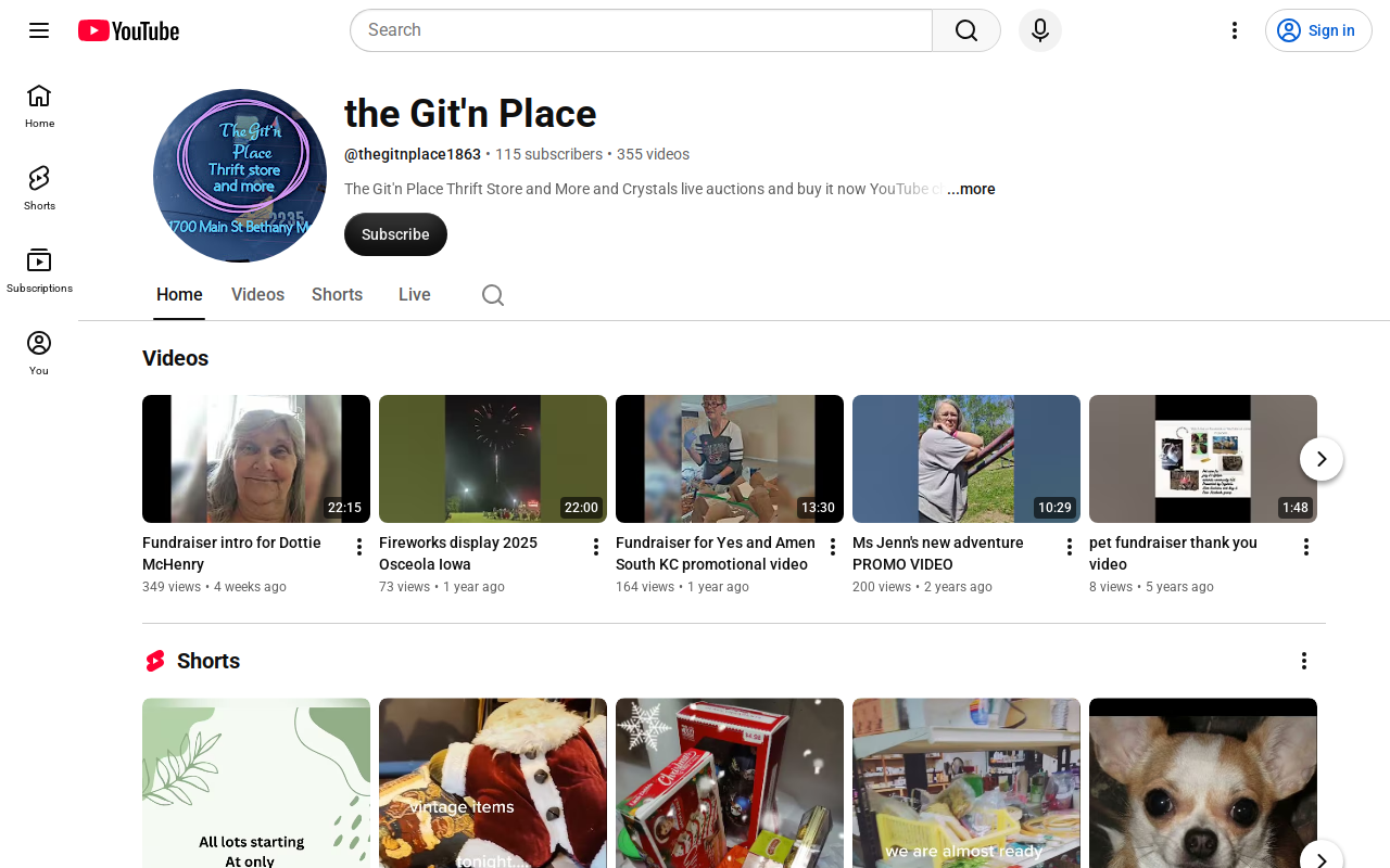 The Git'n Place website preview