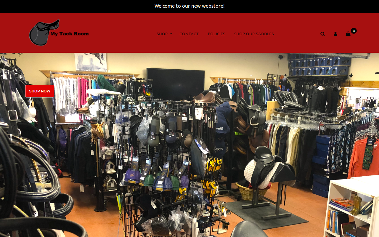 My Tack Room website preview